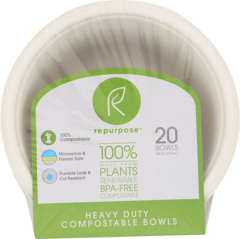 Repurpose Eco-Friendly Tree Free Paper Bowls - 20 ct