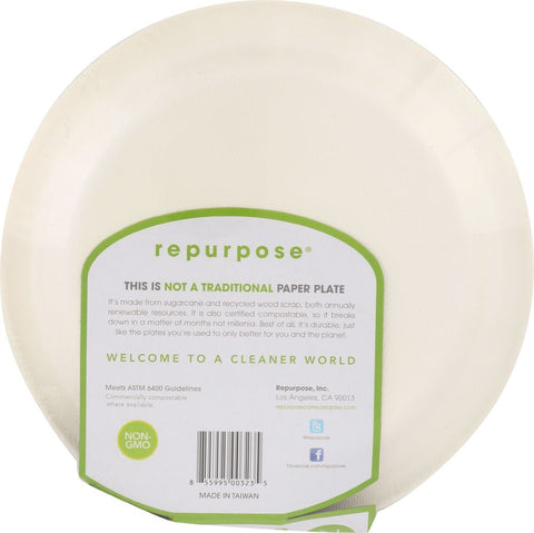 Repurpose Compostable 9 Inch Plates - 20 ct