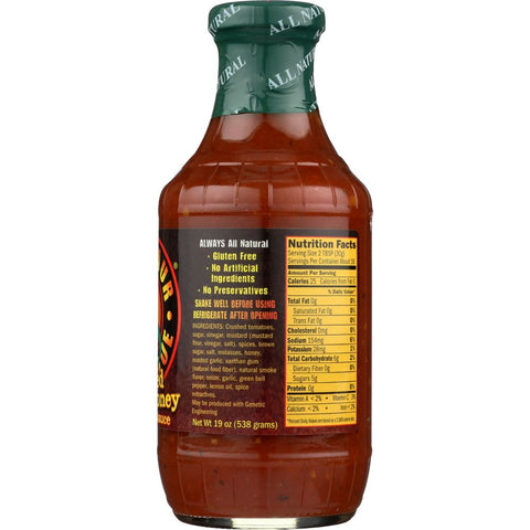 Dinosaur Sauce Honey Bar-B-Que Roasted Garlic - 19 oz