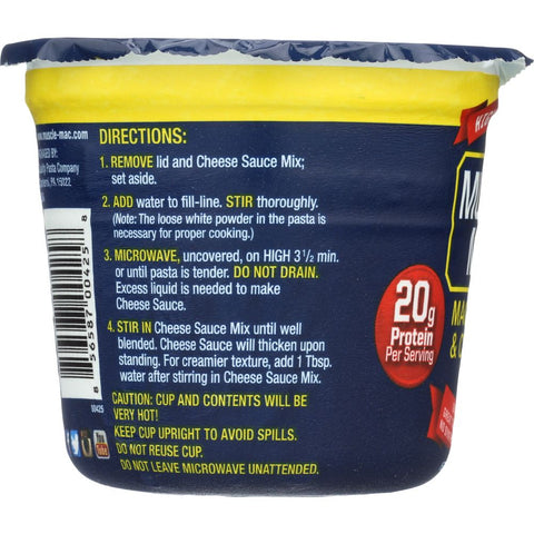 Muscle Mac High Protein Macaroni and Cheese Microwave Cup - 3.6 oz