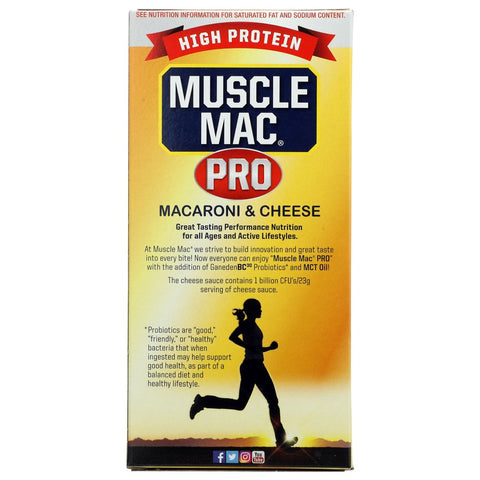 Muscle Mac Pro Macaroni & Cheese Made With Probiotics & MCT Oil - 6.75 oz