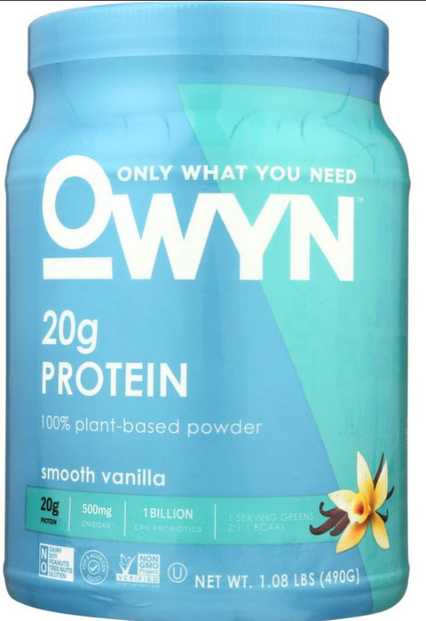 OWYN Protein Powder Smooth Vanilla - 1.1 lb | Owyn Vanilla Protein Powder | Pantryway