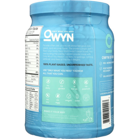 OWYN Protein Powder Smooth Vanilla - 1.1 lb
