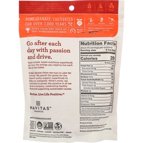 Navitas Organic Pomegranate Powder - 8 oz