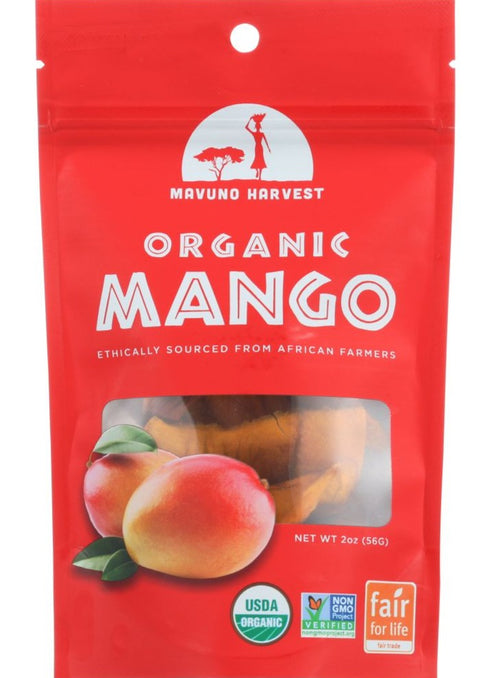 Mavuno Harvest Dried Organic Mango - 2 oz | Pantryway