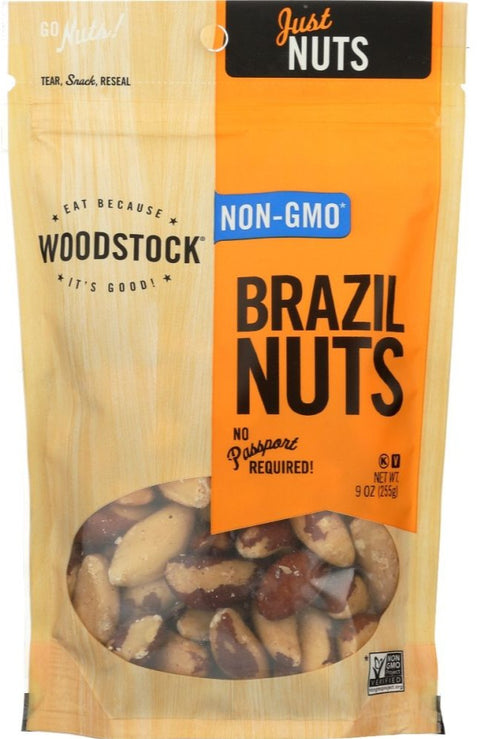 Woodstock Brazil Nuts - 9 oz | Pantryway