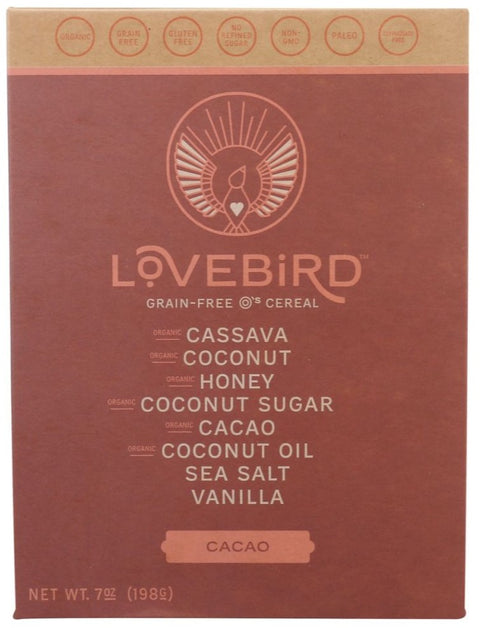 Lovebird Cereal Grain Free Cacao | lovebird cereal | lovebird cereal where to buy | eat lovebird cereal | lovebird grain free cereal | lovebird cacao cereal | Lovebird | Pantryway