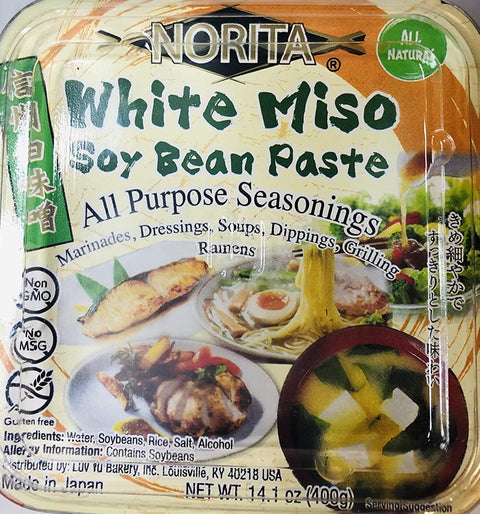 Norita White Miso Soy Bean Paste Al Purpose Seasonings - 14.1 oz