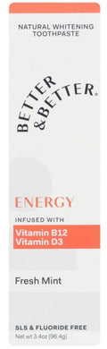 Better And Better Toothpaste Energy - 3.4 oz