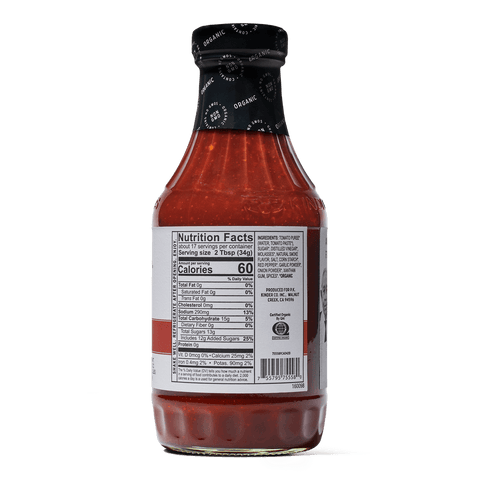 Kinder's Organic Hot BBQ Sauce - 20.5 oz