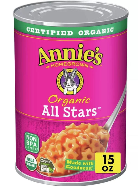 Annie's Homegrown Organic All Stars Pasta - 15 Oz | Pantryway