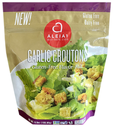 Aleia's Garlic Croutons - 5.5 oz | Pantryway