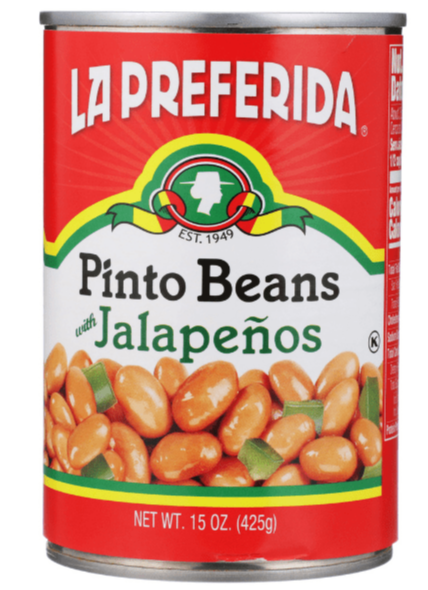 La Preferida Pinto Beans With Jalapenos - 15 oz | Pantryway