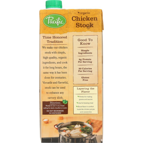 Pacific Foods Organic Chicken Stock - 32 oz.