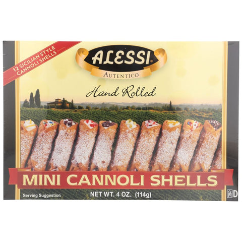Alessi Mini Cannoli Shells - 4 oz | mini cannoli shells | Cannoli tubes | Pantryway