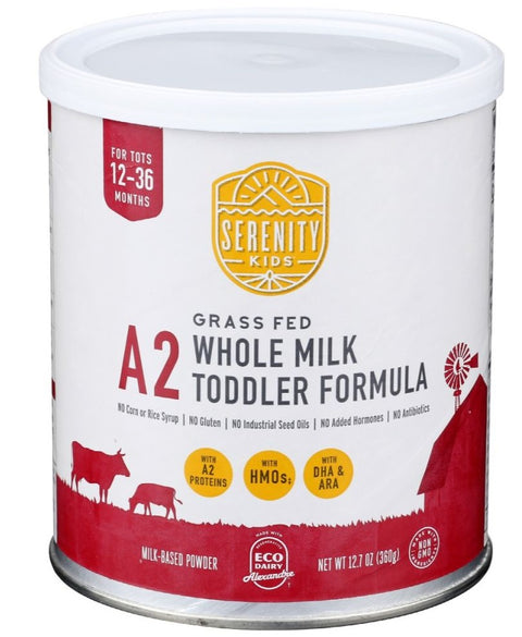 Serenity Kids A2 Grass Fed Whole Milk Toddler Formula - 12.7 oz | Pantryway