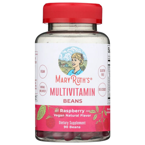 May Ruths Multivitamin Beans Raspberry - 90 pc | Pantryway