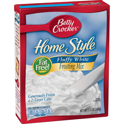 Betty Crocker Home Style Fluffy White Frosting Mix - 7.2 oz