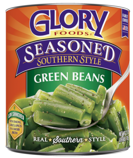 Glory Foods Seasoned Southern Style Green Beans - 27 oz