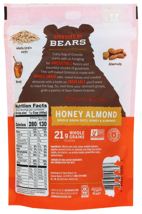 Bare Naked Granola Honey Almond 12 - oz.