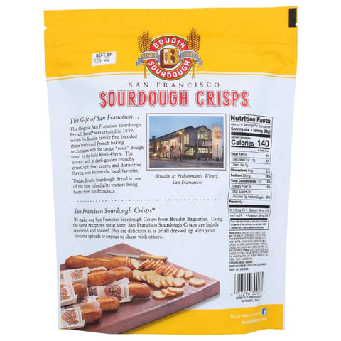 Boudin Sourdough Crisps Three Cheese - 6 oz