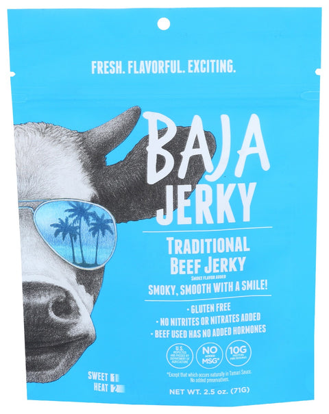 Baja Vida Traditional Beef Jerky - 2.5 oz. | Baja Jerky | Baja Vida