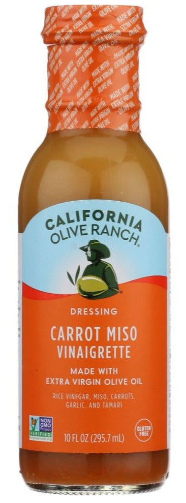 California Olive Ranch Dressing Carrot Miso Vinaigrette - 10 fl oz | Pantryway