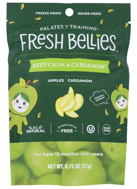 Fresh Bellies Keep Calm And Cardamom Toddler Snack Apples Cardamon - 0.75 oz | Pantryway