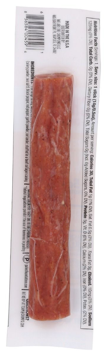 Chomps Free Range Original Turkey Mini Stick - 0.5 oz