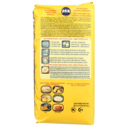P.A.N Harinia Pre-Cooked White Corn Meal - 35.27 oz