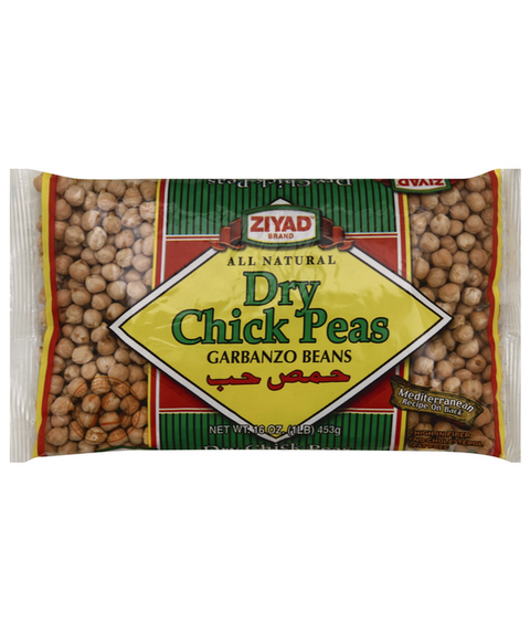 Ziyad Dry Chickpeas Garbanzo Beans -16 oz