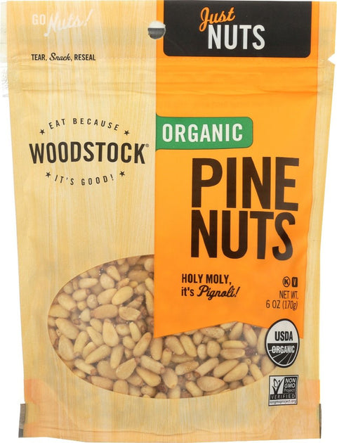 Woodstock Organic Pine Nuts - 6 oz