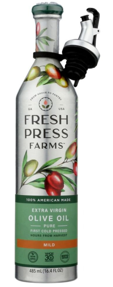 Fresh Press Farms Extra Virgin Olive Oil Mild - 16.4 fl oz | Pantryway
