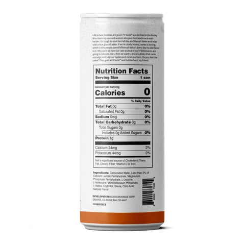 Fit Soda Orange Cream - 12 fl oz