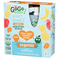 GoGo Squeez Happy Tummiez Organic Apple Mango Pineapple Banana - 4 pk | Pantryway