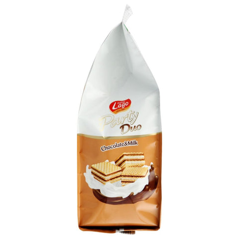 Gastone Lago Wafer Party Duo Chocolate & Milk - 7.76 oz