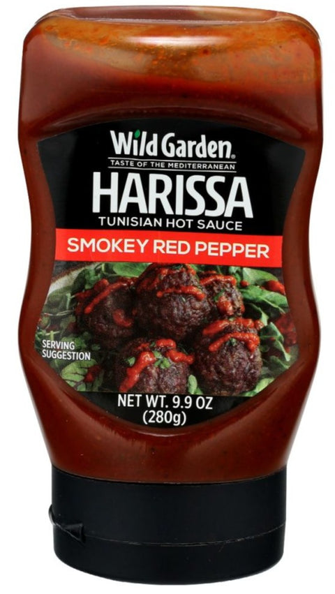 Wild Garden Harissa Smoked Red Pepper Tunisian Hot Sauce - 9.9 oz | Pantryway