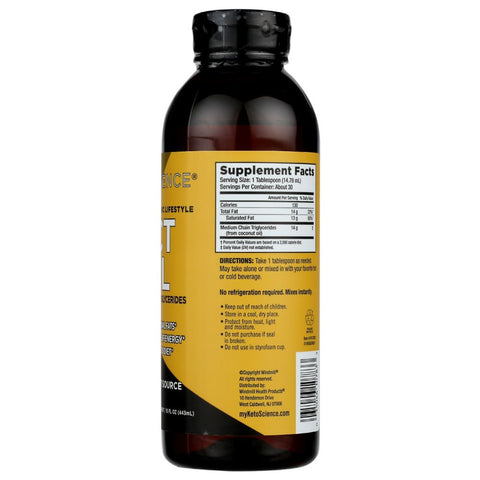 Keto Science Mct Oil - 15 fl oz