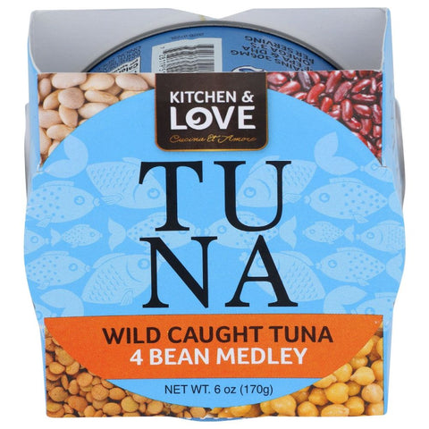 Kitchen And Love Tuna 4 Bean Medley - 6 oz | Pantryway