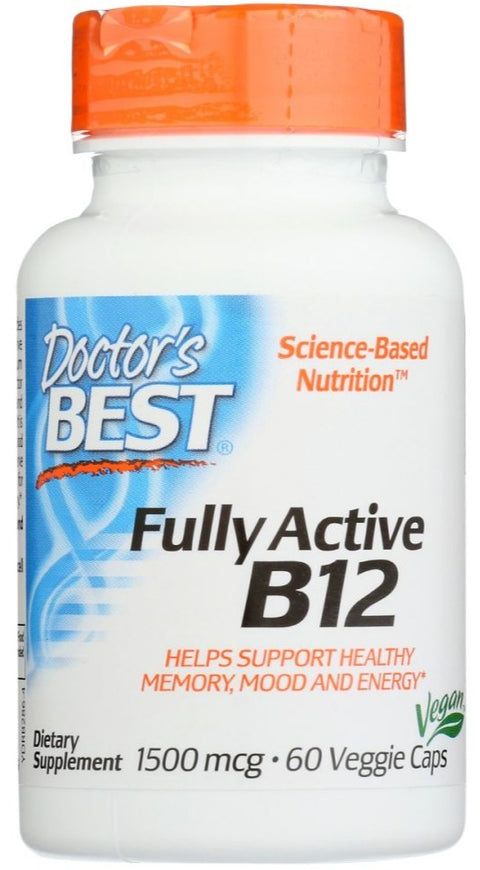 Doctors Best Fully Active B12 - 60 ct | Pantryway
