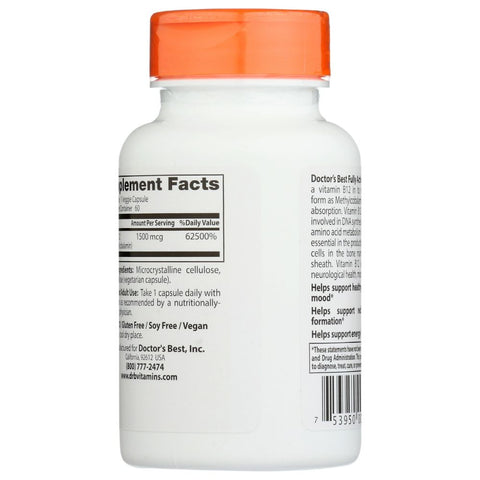 Doctor's Best Fully Active B12 - 60 ct