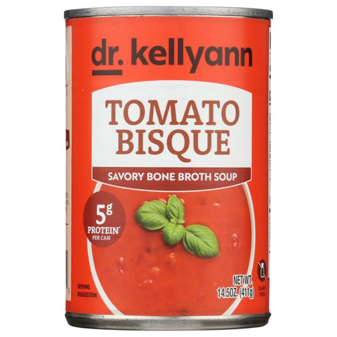 Dr. Kellyann Tomato Bisque Bone Broth Soup -14.5 oz | Dr. Kellyann soup | Pantryway