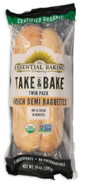 The Essential Baking Company French Demi Baguette - 2pk/14 oz.