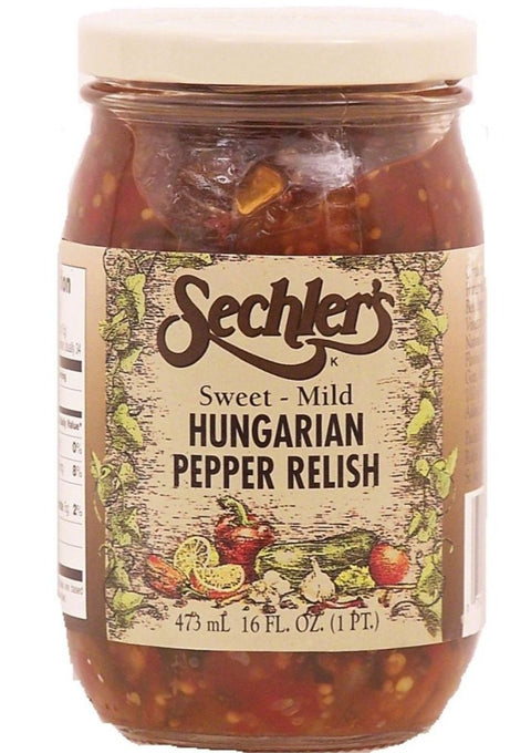 Sechler's Sweet Mild Hungarian Pepper Relish | Pantryway