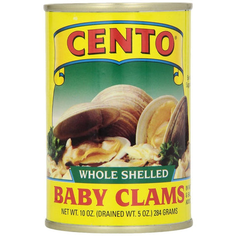 Cento Whole Shelled Baby Clams - 10 oz | Pantryway