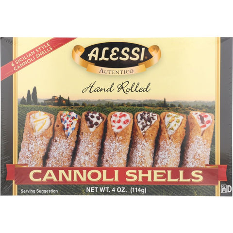 Alessi Cannoli Shells Large - 4 oz | cannoli shells | cannoli tubes | Pantryway