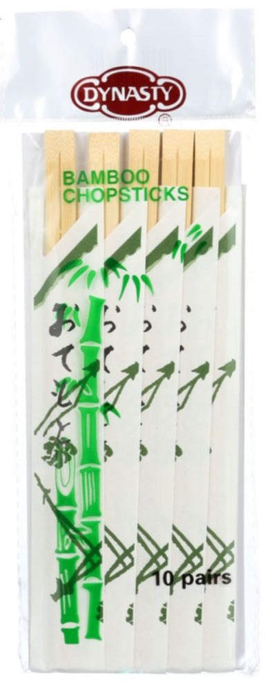 Dynasty Bamboo Chopstick - 10 pc | Pantryway