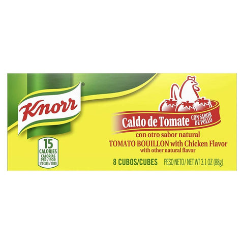 Knorr Tomato Bouillon with Chicken Flavor 8 Count Cubes - 3.1 oz | Pantryway
