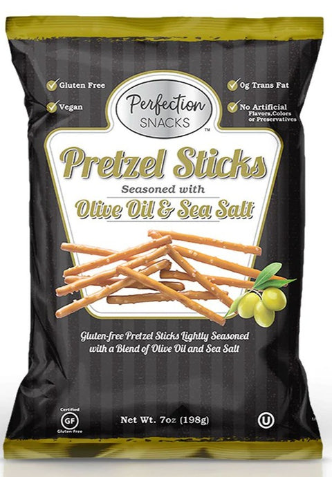 Perfection Snacks Olive Oil & Sea Salt Pretzel Sticks - 7 oz| Perfection Pretzels | perfection snacks pretzels | perfectionsnacks | Pretzel perfection snacks | pretzel perfection olive oil and sea salt | Pantryway