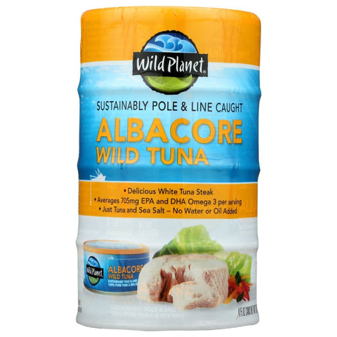 Wild Planet Albacore Wild Tuna 4Pk - 20 oz | Pantryway